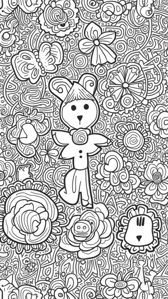 Paginas para colorear Doodle